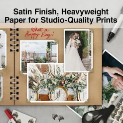 Staples Photo Paper<Supreme Satin Photo Paper, 8.5"W x 11"L, 50/Pack (19893-CC)