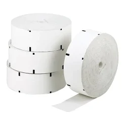 Staples Pos Paper<Thermal Cash Register/POS Rolls, 1-Ply, 3 1/8" x 2500', 4/Carton (18330-CC)
