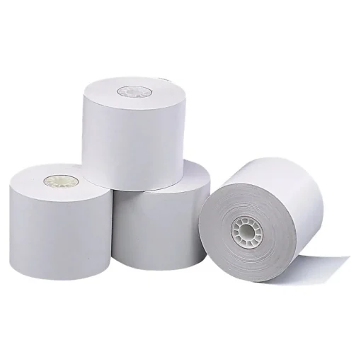 Staples Pos Paper<Thermal Paper Rolls, 1-Ply, 2 1/4" x 230', BPA Free, 50/Carton (3551)