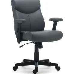 Staples Office Chairs<Traymore Ergonomic Faux Leather Swivel Computer and Desk Chair, (53246)