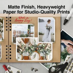 Staples Photo Paper<Ultra Premium Matte Photo Paper, 230 g/m², 8.5"W x 11"L, 50/Pack (19895-CC)
