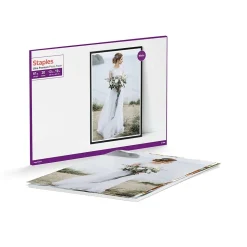Staples Photo Paper<Ultra Premium Matte Photo Paper, 13"W x 19"L, 20/Pack (19896-CC)