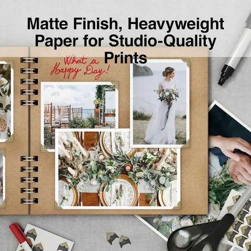 Staples Photo Paper<Ultra Premium Matte Photo Paper, 13"W x 19"L, 20/Pack (19896-CC)