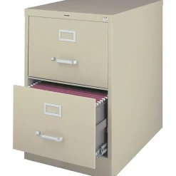 Staples File Cabinets<® Vertical File Cabinet, Legal, 2-Drawer, Putty, 25"D (25158D)
