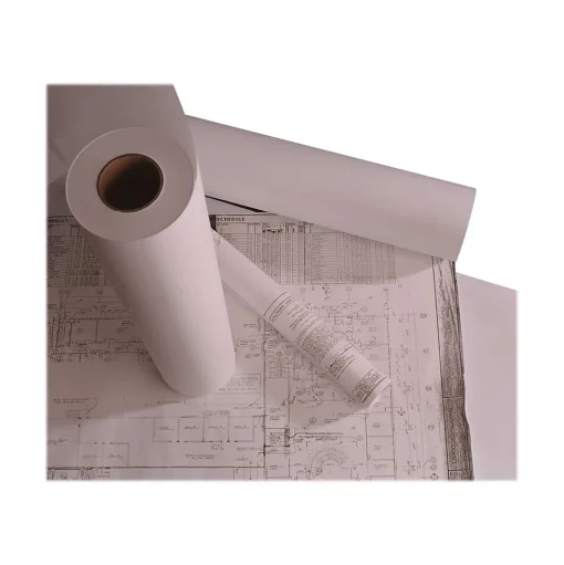 Staples Wide Format Paper<Wide Format Engineering Paper, Matte, 24" x 500', 2/Carton (26659-CC)