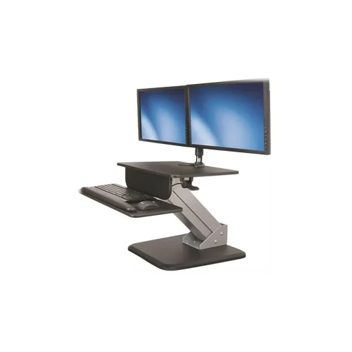 StarTech Standing Desks<26.8"W Adjustable Riser, Laminate Wood (ARMSTS)