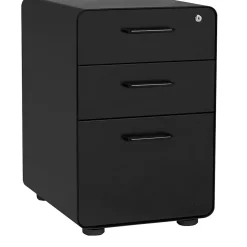 Poppin File Cabinets<Stow 3-Drawer File Cabinet, Black