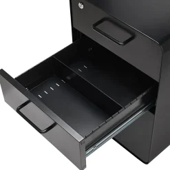 Poppin File Cabinets<Stow 3-Drawer File Cabinet, Black