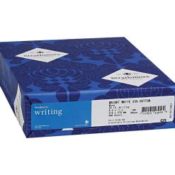 Strathmore Resume Paper<8.5" x 11" Business Paper, 24 lbs., Bright White with Wove Finish, 500 Sheets/Ream (STT300220)