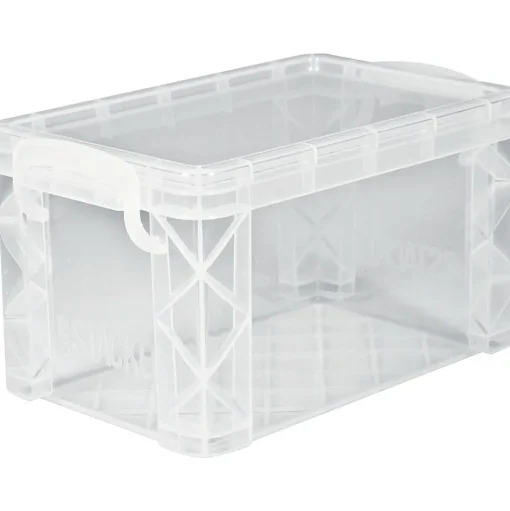 Advantus Index Cards<Super Stacker Storage Boxes, Hold 400 3 x 5 Cards, Plastic, Clear