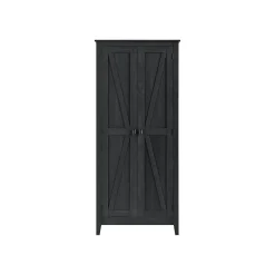 System Build Storage Cabinets<Farmington 72" Storage Cabinet with 4 Shelves, Black Oak (7532396COM)