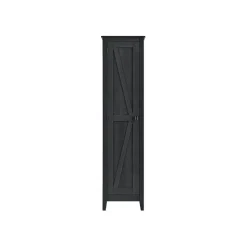 System Build Storage Cabinets<Farmington 72" Storage Cabinet with 4 Shelves, Black Oak (7531396COM)