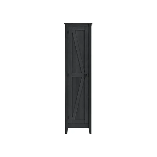 System Build Storage Cabinets<Farmington 72" Storage Cabinet with 4 Shelves, Black Oak (7531396COM)