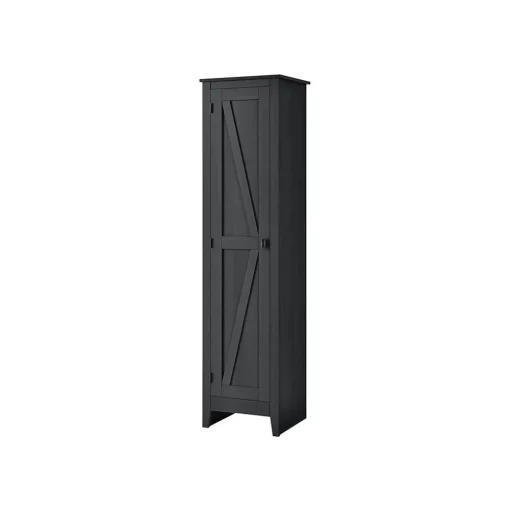 System Build Storage Cabinets<Farmington 72" Storage Cabinet with 4 Shelves, Black Oak (7531396COM)