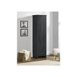 System Build Storage Cabinets<Farmington 72" Storage Cabinet with 4 Shelves, Black Oak (7531396COM)