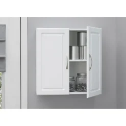 System Build Storage Cabinets<SystemBuild Kendall 24" Wall Cabinet, White (7366401PCOM)