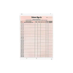 Tabbies Medical Forms<Patient Privacy Sign-In Sheets, 2-Part, 125/Pack (TAB14530)