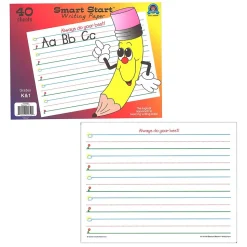 Teacher Created Resources Classroom Paper<Smart Start K-1 Writing Paper, 40 Sheet/Pack, Pack of 3 (TCR76500-3)