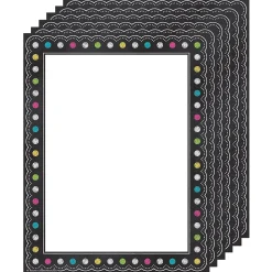 Teacher Created Resources Classroom Paper<Chalkboard Brights Computer Paper, 50 Per Pack, 6 Packs (TCR5837-6)