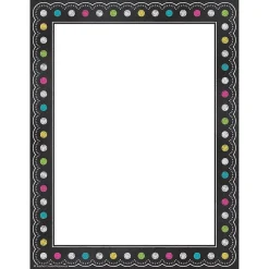Teacher Created Resources Classroom Paper<Chalkboard Brights Computer Paper, 50 Per Pack, 6 Packs (TCR5837-6)