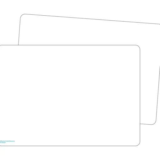 Teacher Created Resources Dry Erase<Double-Sided Premium Blank Dry Erase Boards (TCR77891)