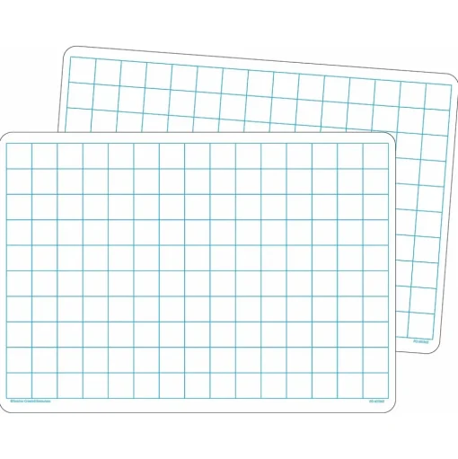 Teacher Created Resources Dry Erase<Math Grid Dry-Erase WhiteBoards, 10/Pack (TCR77253b