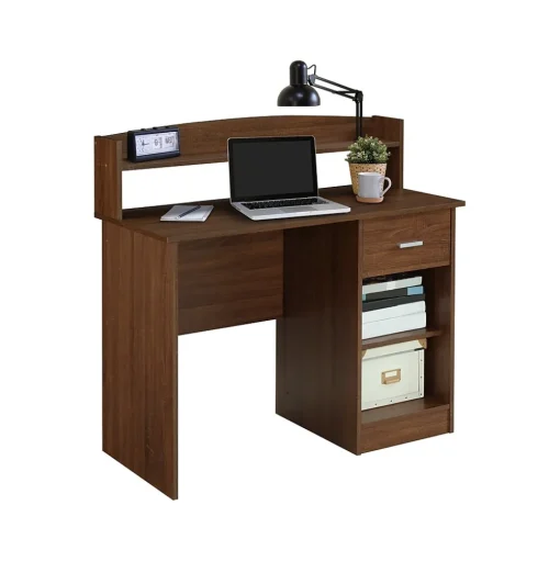Techni Mobili Office Desks<41" Table Desk, Oak (RTA-8409-OAK)