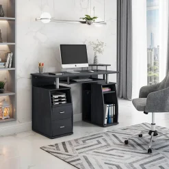 Techni Mobili Computer Desks<47"W Computer Desk, Espresso (RTA-8211-ES18)