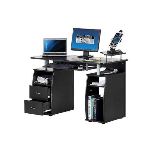 Techni Mobili Computer Desks<47"W Computer Desk, Espresso (RTA-8211-ES18)