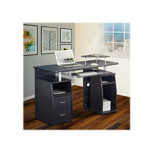 Techni Mobili Computer Desks<47"W Computer Desk, Espresso (RTA-8211-ES18)