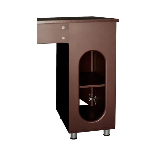 Techni Mobili Corner Desks<47"W Computer Desk, Chocolate (RTA-4985-CH36)