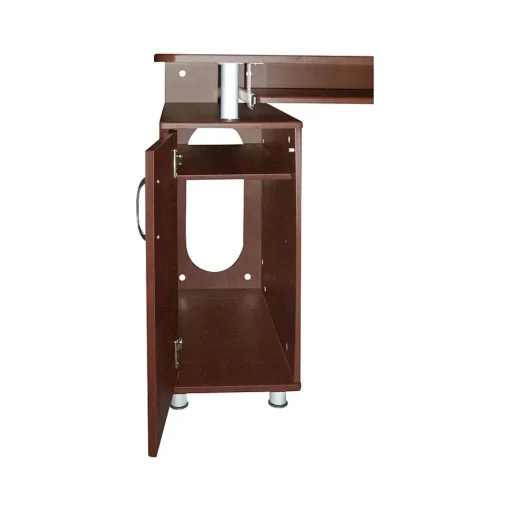 Techni Mobili Corner Desks<47"W Computer Desk, Chocolate (RTA-4985-CH36)