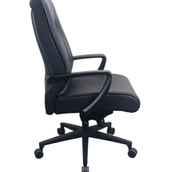 Tempur-Pedic Office Chairs<Ergonomic Leather Swivel Executive Chair, Black (TP2500-BLKL)