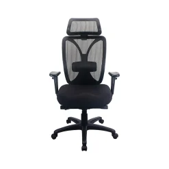 Tempur-Pedic Office Chairs<Mesh Back Fabric Computer and Desk Chair, Black (TP6450-BLKMB)