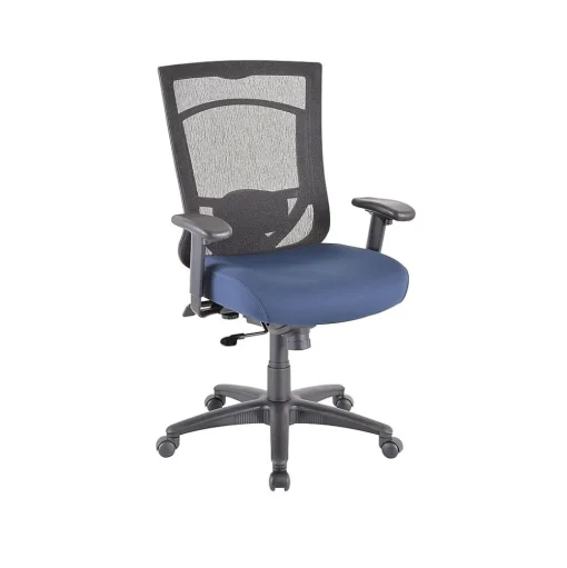 Tempur-Pedic Office Chairs<TP7000 Mesh Back Fabric Task Chair, Black and Cobalt (TP7000-COBALT)