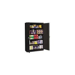 Tennsco Storage Cabinets<Assembled Jumbo 18"D Steel Storage Cabinet, Black