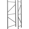 Tennsco Shelving<Bulk Storage Upright Frame, Supports 10,000 lb., Medium Grey, 72"H x 1 3/4"W x 24"D
