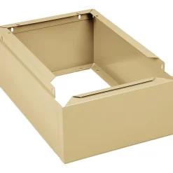 Tennsco Storage Cabinets<Closed Locker Base, Sand, 6"H x 12"W x 15"D