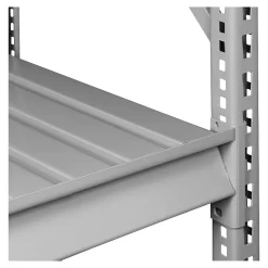 Tennsco Shelving<Corrugated Steel Decking Shelf, Supports 2,750 lb., Medium Grey, 72"W x 24" (DTNN-BSD-7224)