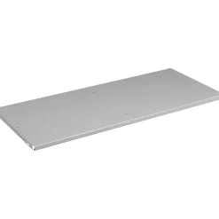 Tennsco Storage Cabinets<Extra Shelf for 18" Deep Storage Cabinet, Supports 400 lb., Light Grey, 3/4"H x 36"W x 18"D