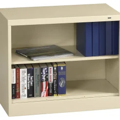 Tennsco Bookcases<30"H 2-Shelf Welded Bookcase, Putty (TNN-BC1830PY)
