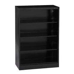 Tennsco Bookcases<55"H Welded Bookcase, Black (TNN-BC1852BK)