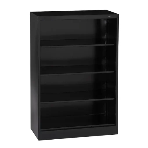 Tennsco Bookcases<55"H Welded Bookcase, Black (TNN-BC1852BK)