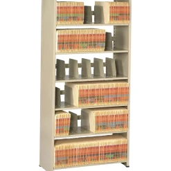 Tennsco Shelving<Imperial Open Starter Shelving Unit, Supports 400 lb., Sand, 76"H x 36"W x 15"D