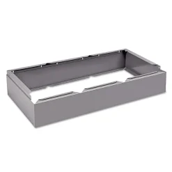 Tennsco Storage Cabinets<Optional Locker Base, 36" x 6", Medium Gray (CLB3618MG)