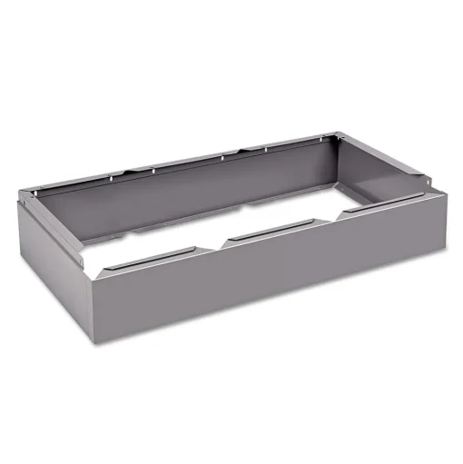 Tennsco Storage Cabinets<Optional Locker Base, 36" x 6", Medium Gray (CLB3618MG)