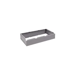 Tennsco Storage Cabinets<Optional Locker Base, 36" x 6", Medium Gray (CLB3618MG)