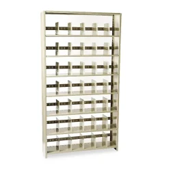 Tennsco Shelving<Snap-Together 7-Shelf Steel Closed Starter Set, 88"H x 48"W x 12"D, Sand (TNN128848PCSD)