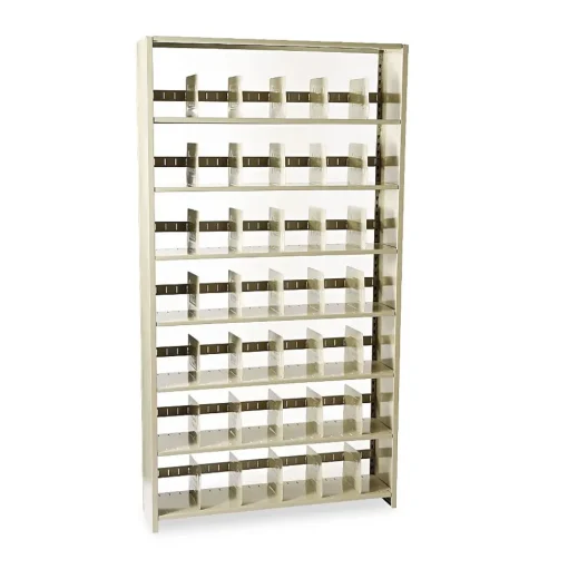 Tennsco Shelving<Snap-Together 7-Shelf Steel Closed Starter Set, 88"H x 48"W x 12"D, Sand (TNN128848PCSD)