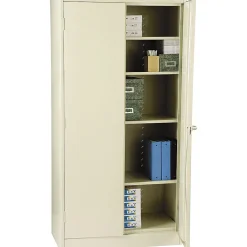 Tennsco Storage Cabinets<® Standard Steel Storage Cabinet, Non-Assembled, 72Hx36Wx18D", Putty